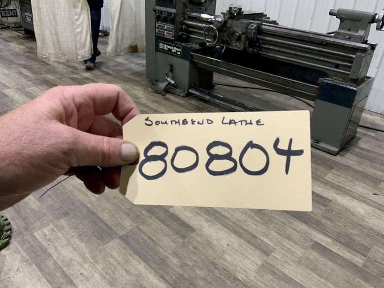 16" X 60" SOUTHBEND ENGINE LATHE LATHE: STOCK #80804