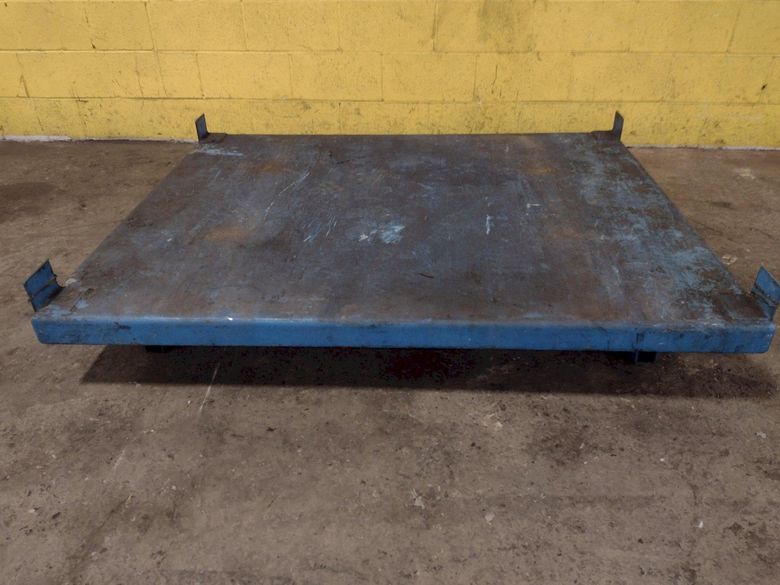 4000 LB 2 TON X 48" X 60" X 48" H ADVANCE LIFTS HYDRAULIC ELECTRIC SCISSOR LIFT TABLE: STOCK #16