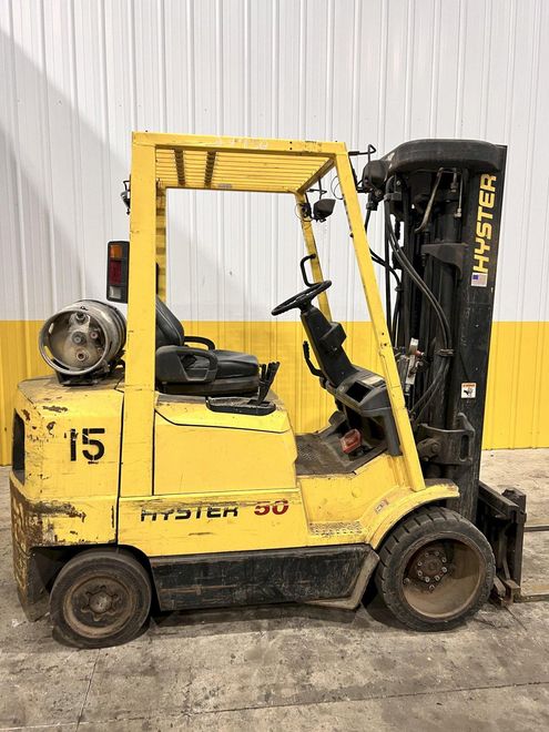 5000 LBS HYSTER MODEL #S50XM LP GAS FORKLIFT: STOCK #22362