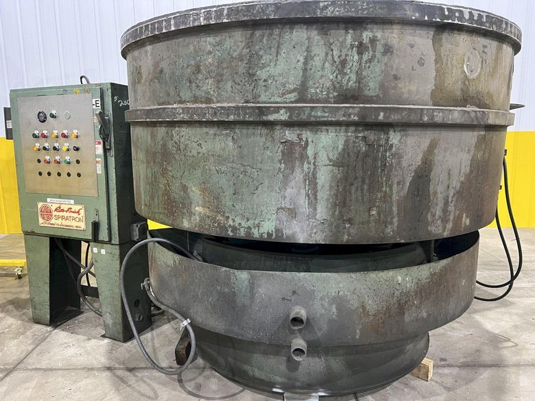 20 FT X 72" ROTOFINISH SPIRATRON MODEL ST-20-MSAX ROTARY BOWL VIBRATORY PARTS DEBURRING FINISHER