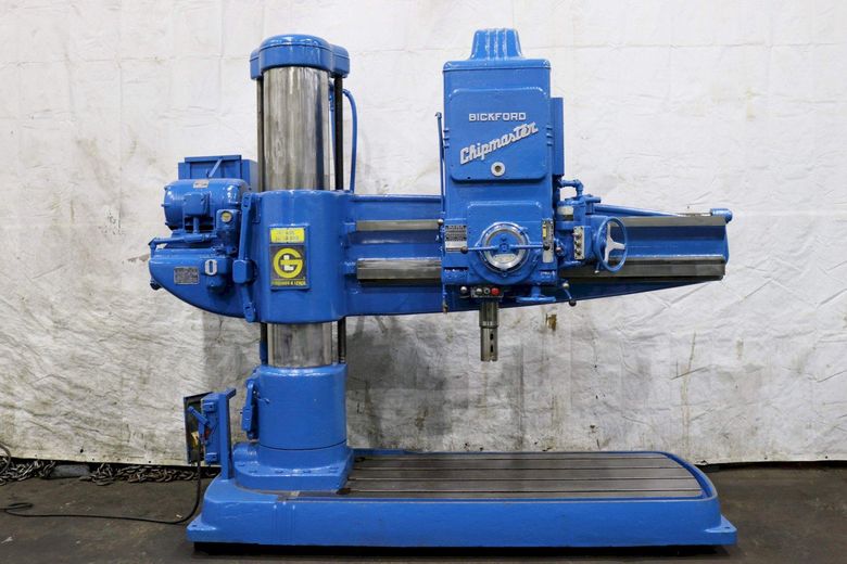 6' X 15" G & L RADIAL ARM DRILL: STOCK #67605