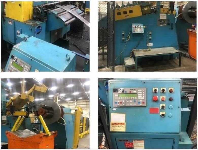 42" X .189" X 30,000 LBS COE COIL SERVO FEED LINE: STOCK #18587