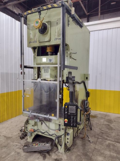 220 TON AIDA MODEL #NCI-200(2) GAP FRAME PRESS, 12.59" STROKE: STOCK #22210