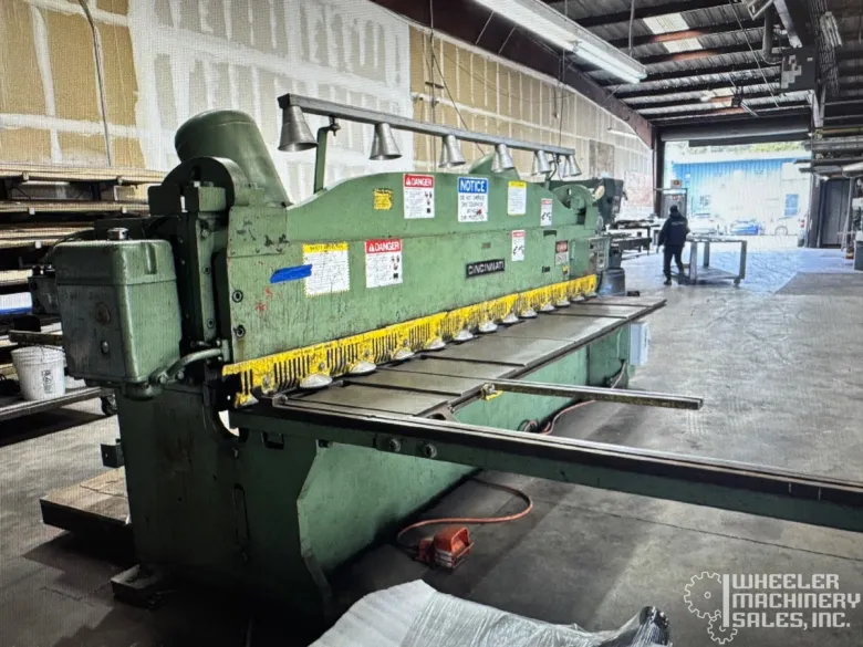 Cincinnati 1412 Mechanical Power Squaring Shear 3/16" x 12' #8176 #2