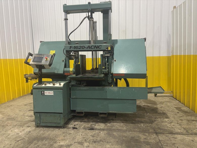 16" x 20" W.F. WELLS (NEW 2023) MODEL F-1620-A CNC AUTOMATIC HORIZONTAL BANDSAW W/ BUNDLING: STO