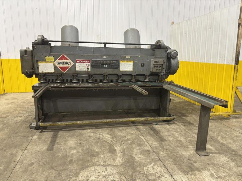 8' x 3/16" CINCINNATI MODEL #1408 MECHANICAL POWER SQUARING SHEAR: STOCK #22769