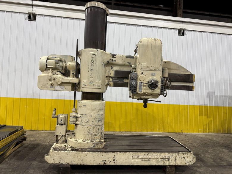 6' X 19" CARLTON MODEL #4A RADIAL DRILL: STOCK 15025