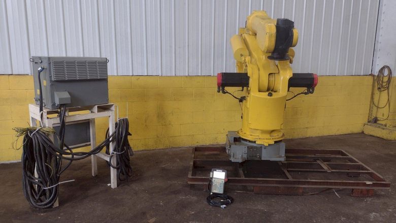 FANUC MODEL #S-420iW ROBOT WITH CONTROL & TEACH PENDANT: STOCK 14993
