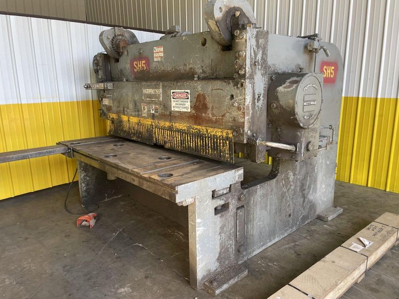 6' X 1/2" HERR VOSS MODEL #0806 LODGE & SHIPLEY POWER SQUARING SHEAR: STOCK #15362