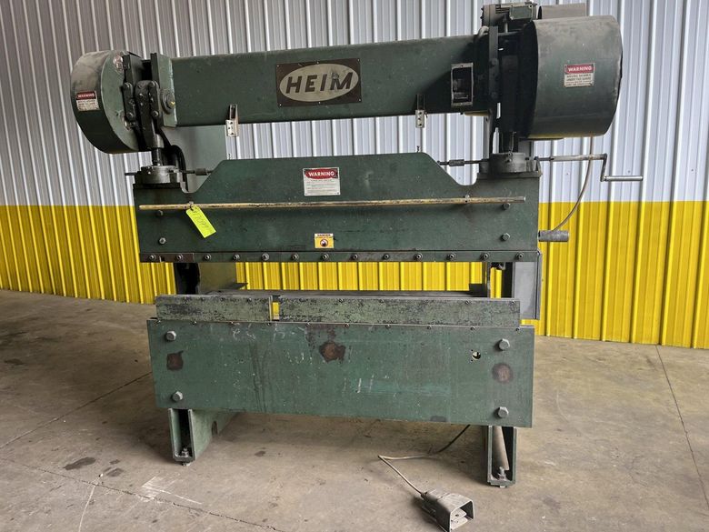 30 TON X 6'6" HEIM MODEL 30-6 MECHANICAL PRESS BRAKE: STOCK 17099
