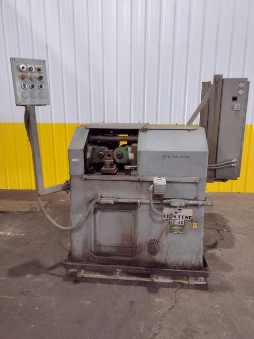 1980 KBC LIAN FENG MODEL #LF-40 2 DIE THREAD ROLLER IN-FEED & THRU-FEED: STOCK #19141