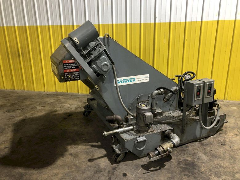 BARNES MODEL RD2-112 CHIP SEPERATOR & COOLANT FILTER SYSTEM: STOCK #15722