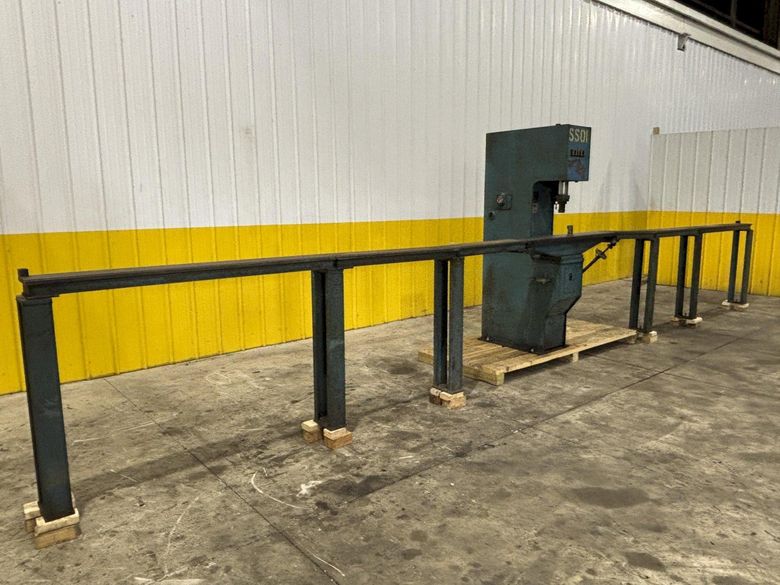 16 TON EITEL MODEL #RP-16 HYDRAULIC C-FRAME PRECISION STRAIGHTENING PRESS, 6" STROKE: YOBRO #234