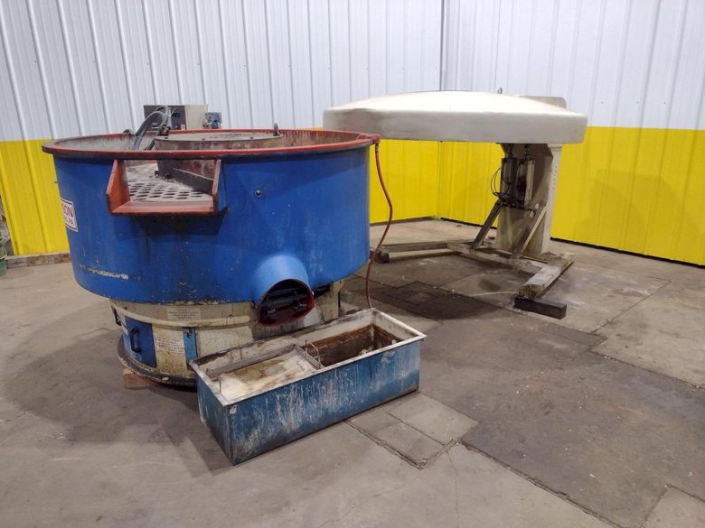 16 CUBIC FOOT ROYSON MODEL #20CTVIS VIBRATORY FINISHING BOWL DEBURRING: STOCK #18999