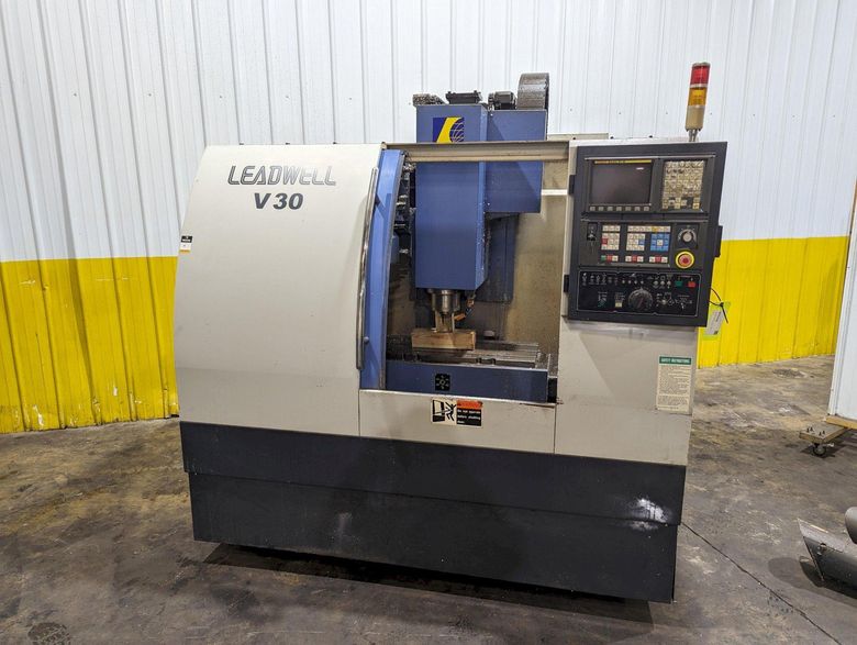 2002 LEADWELL MODEL  #V-30 CNC VERTICAL MACHINING CENTER: STOCK #19428