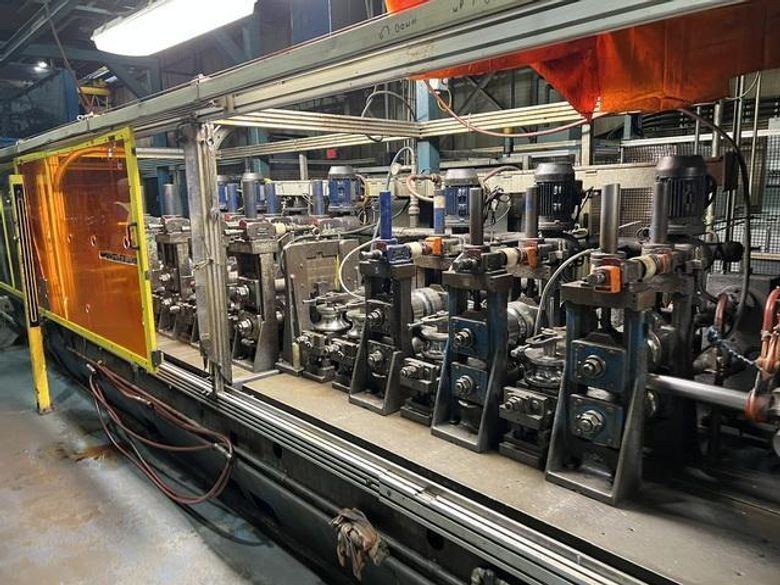 3" (76mm) x .125" (3.18mm) T&H Tube Mill with Thermatool HCT Welder