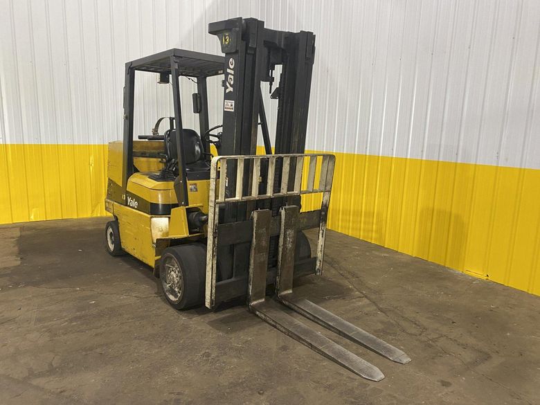 12,000 LBS YALE MODEL #GLC120M LP-GAS FORKLIFT: STOCK #18841