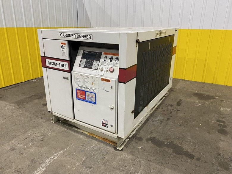 50 HP GARDNER DENVER ROTARY SCREW AIR COMPRESSOR: STOCK #19662