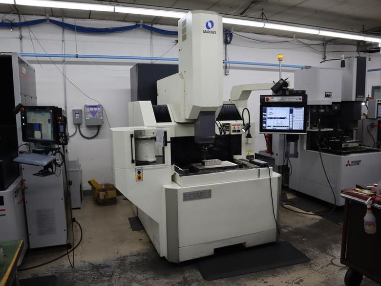 Makino EDAF3 CNC EDM Electrical Discharge Machine, Hyper i, 16ATC, C-Axis, New 2018