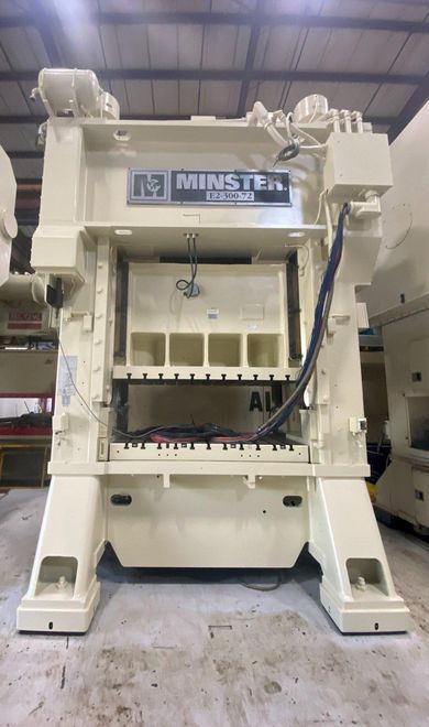 Rebuilt: 300 ton Minster Model E2-300-72-42 Hevi-Stamper Used Straight Side Mechanical Press For