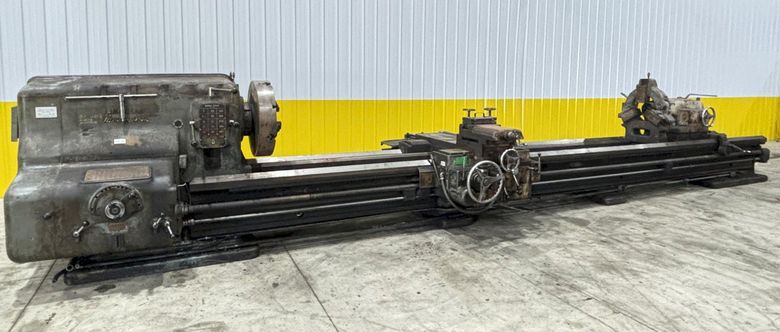 40" X 252" (21') AMERICAN PACEMAKER ENGINE LATHE, 2.75" HOLE: STOCK #20837