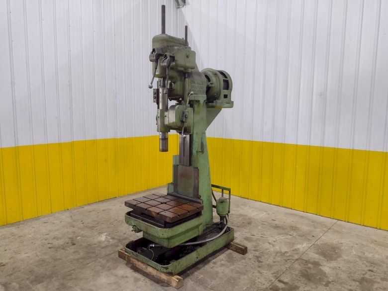 28" CINCINNATI BICKFORD MODEL #3L GEARED HEAD SINGLE SPINDLE  DRILL: STOCK #22815