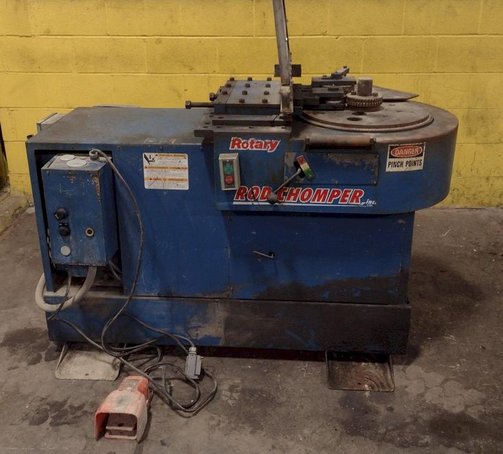 1-3/8" (#11 REBAR) ROD CHOMPER MODEL #RBRE-11 ROTARY REBAR BENDER: STOCK #17904