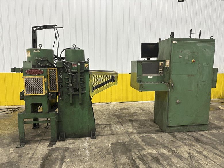16" X 1" STEEL PLATE FRANKLIN FMI HYDRAULIC PUNCH & SHEAR LINE: STOCK #23099