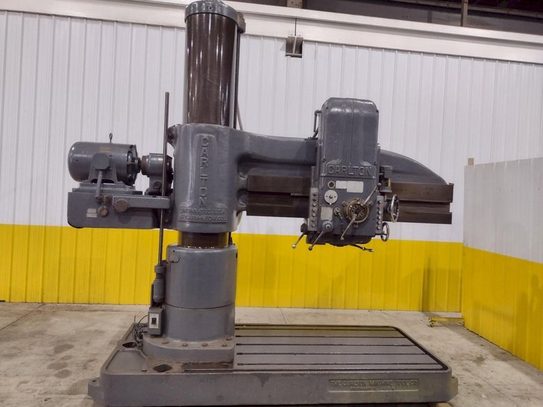 6' x 19" CARLTON MODEL #4A RADIAL ARM DRILL: STOCK #21897