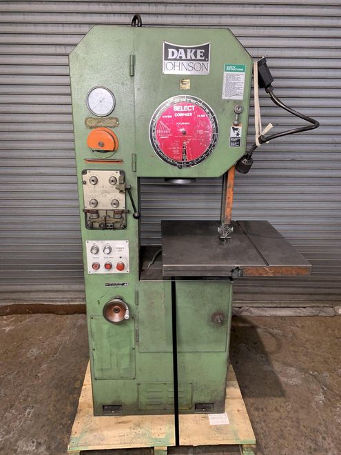Dake V-16 Vertical Band Saw with Blade Welder