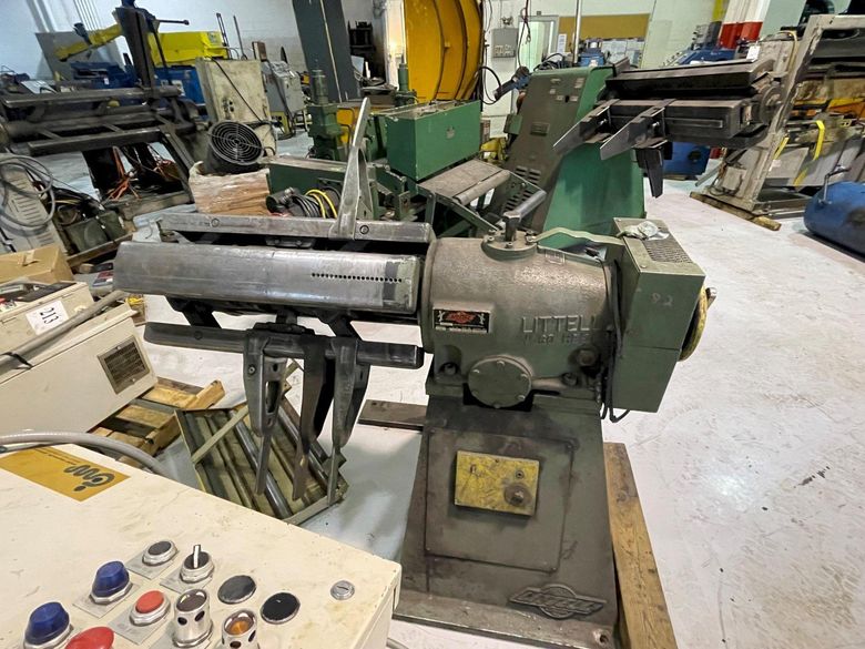 6000 lbs. x 30" wide Littell Pull Off Coil Reel Model #60-30 For Sale