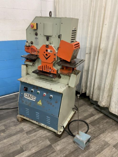 50 TON BAILEIGH HYDRAULIC IRONWOKER: STOCK #76319