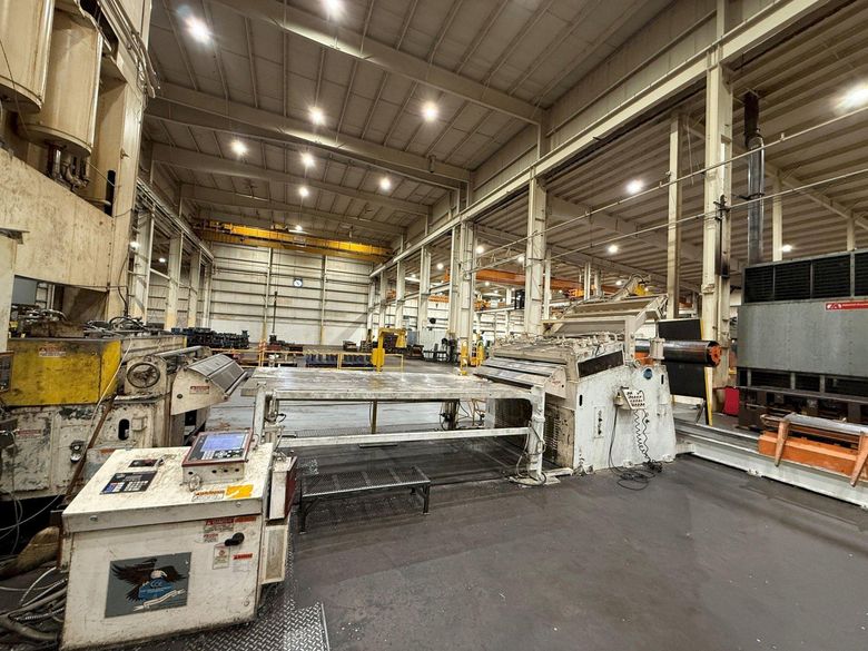 30,000 lbs. x 72 inch Coe Press Equipment "Conventional" Servo Coil Feed Line For Sale.  Can Be