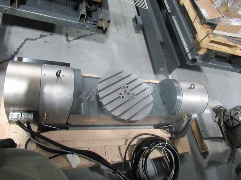 Haas TR-310 4th/5th Axis Trunnion Rotary Table, 500mm Work Platen, Sigma 7 with Cables And Connectors
