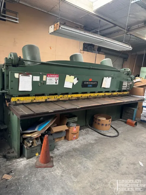 CINCINNATI 1812 Power Squaring Shear 144" X 1/4" #8180 #2