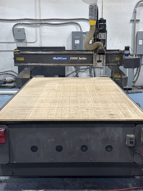 Multicam 5000 Series 5′ x 10′ CNC Router w/ Vacuum Pump