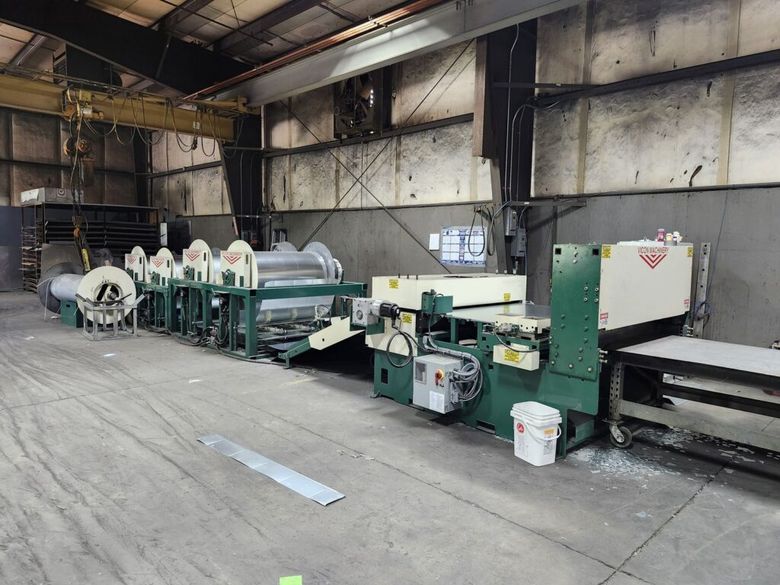 Vicon V-60-16-NS Duct Line Express Coil Line with 4 Underfed Decoilers (yr 2022)
