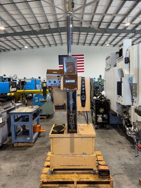 Haeger HP6-B 6 Ton Hydraulic Insertion Press w/ Autofeed Bowl USA