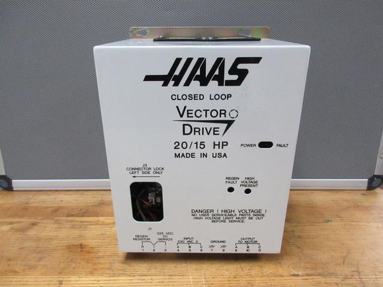 Used Haas Classic 69-1000 Rev V 20/15 HP Vector Drive