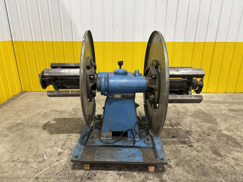 2,500 LBS X 18" LITTELL MODEL #25-18 DOUBLE END PULL OFF COIL REEL UNCOILER: STOCK #22840