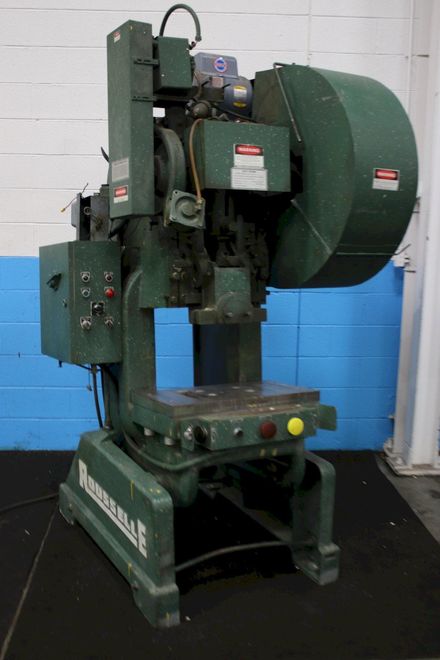 40 TON ROUSSELLE FLYWHEEL OBI PRESS: STOCK #75796