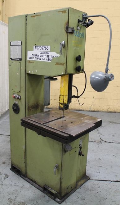 20" START RITE MODEL #V500F VERTICAL BANDSAW: STOCK #63537