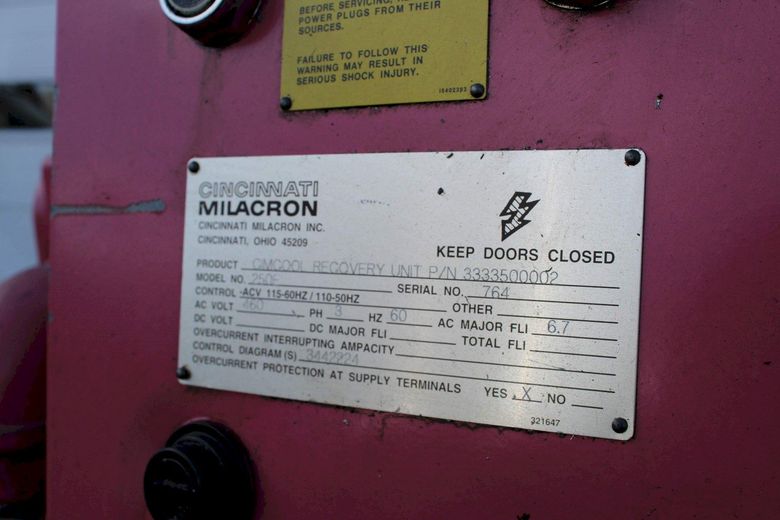 CINCINNATI MILACRON SUMP SUCKER: STOCK #71714