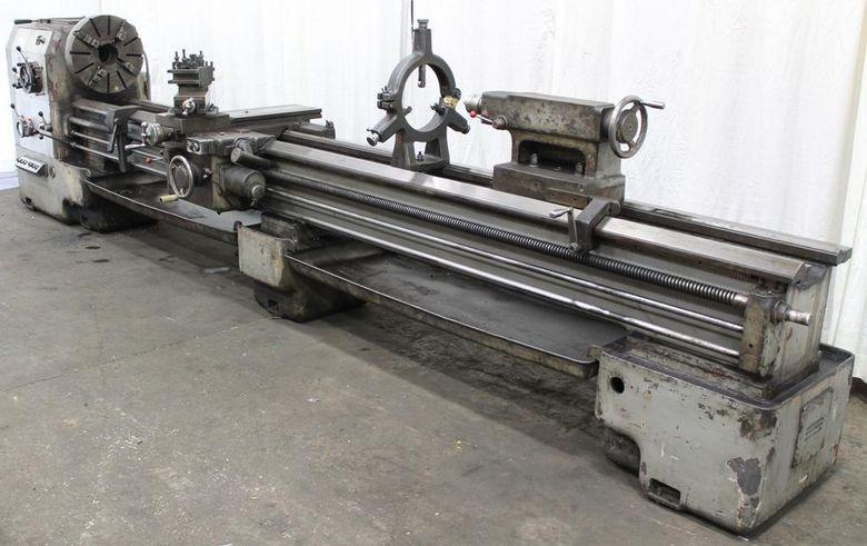 24/30" X 144" LANSING GAP BED ENGINE LATHE: STOCK #63111