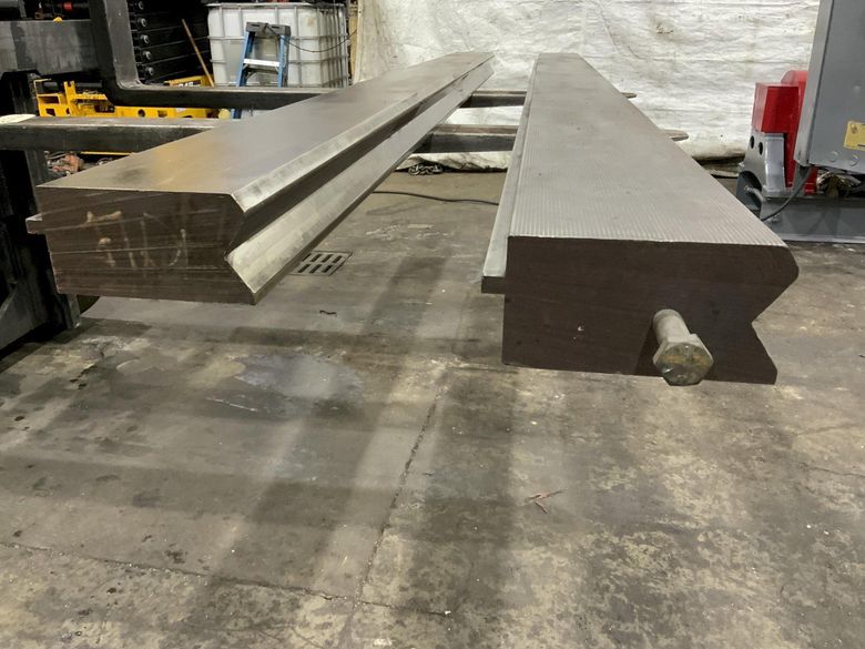 (SET OF TWO) 12' " OFFSET PRESS BRAKE DIES: STOCK # 73078