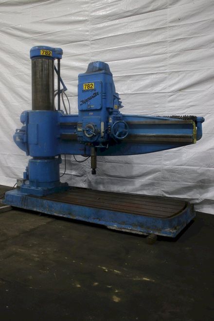 8' X 19" GIDDINGS & LEWIS RADIAL DRILL: STOCK #75046