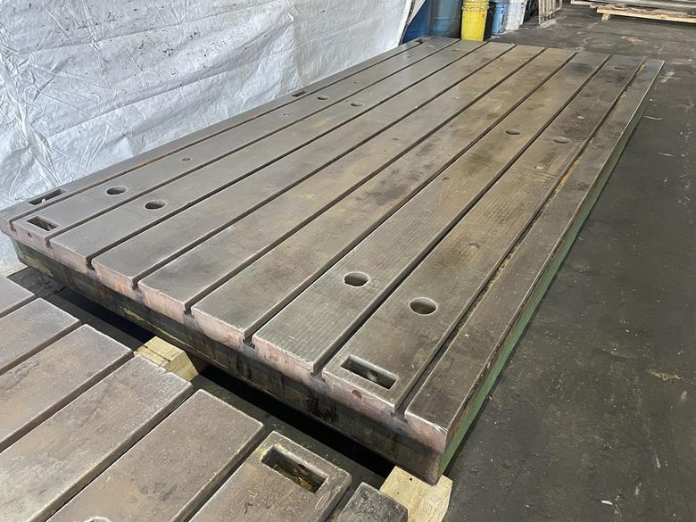 80" X 157" X 13" G & L T SLOTTED FLOOR PLATE: STOCK #76802