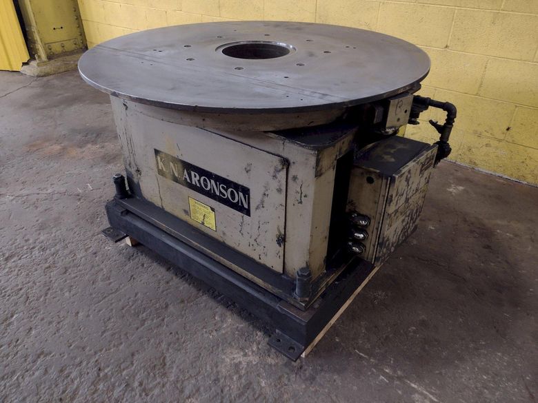 2500 LBS X 42" ARONSON MODEL RPFT2.5 POWER ROTARY TABLE WELDING POSITIONER: STOCK #17071