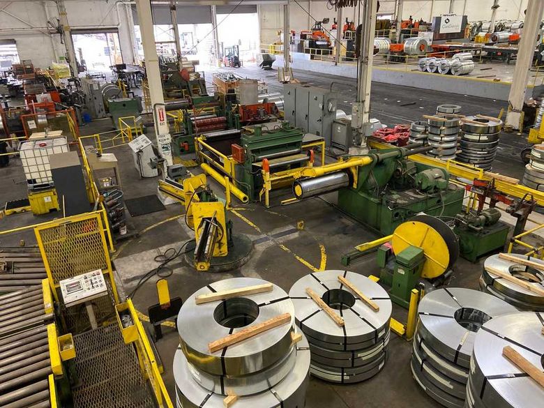 52" x 6.00" x 30,000# Paxson Slitting Line