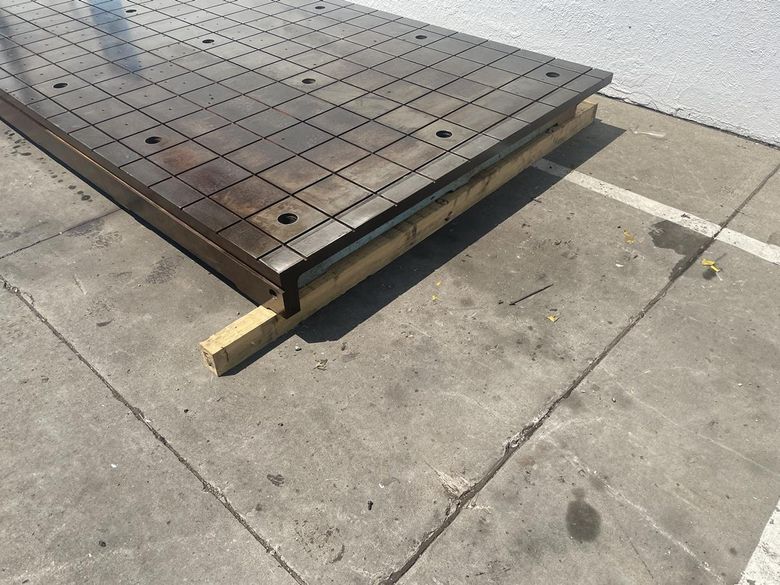173" X 78" X 9" HIGH PORTAGE LAYOUT PLATE: STOCK 76747